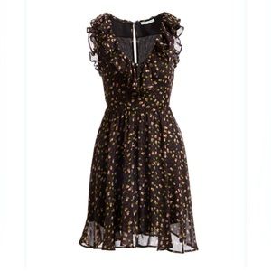 Rebecca Minkoff Barista Mini Dress Ruffle Floral